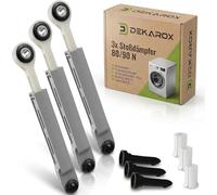 DEKAROX 3 x Shock Absorbers 80/90 N for Bosch Siemens 00673541/673541 / 11039636 - Friction Damper Vibration Damper for Washing Machine, Maxx Avantixx Series 4/6 Logixx Series 8