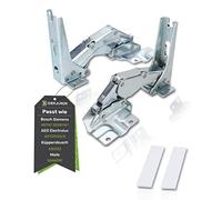 DEKAROX Door hinge set for Bosch Siemens 481147 00481147 for Electrolux AEG 4071314258 for Küppersbusch 430332 for Miele 5546050 for Fridge Freezer