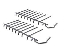 DEKAROX Lower Basket Insert Set of 2 Compatible with Bosch Siemens 645102 00645102 9-Way Folding Spiked Row for Dishwasher Lower Basket