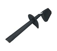 DEKAROX Spatula for Thermomix® TM31 TM5 Ergonomic Food Processor Spatula 280 mm with Safety Collar Dishwasher Safe in Dark Grey