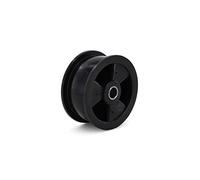 DEKAROX Tensioning Wheel 57 mm Outer Ø for AEG Electrolux 125012503/4 1250125034 Pulley Rolling for AEG Lavatherm Zanussi Zanker Küppersbusch Privileg Condenser Dryer