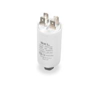 DEKAROX Universal Capacitor 4µF 450 V Diameter 30 x 57 mm with 6.3 mm AMP Fastening Screw M8 CBB60 Engine Start and Run Capacitor for Electric Household Appliances