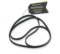 DEKAROX V-Ribbed Drum Belt 1995 PH 7 for Bosch Siemens 00650499 650499 for Tumble Dryers such as iQ300 iQ500 iQ700 iQ790 iQ800 Avantixx Logixx iSensoric Maxx Series 4 Series 6