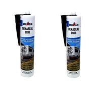 Dekaseal Black 310mL Adhesive Sealant silicone motorhome 8936 2 ITEMS