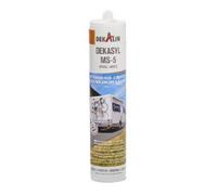 Dekalin L0903W Dekasyl MS-5 Elastic Adhesive and Sealant Cartridge, White, 290 ml