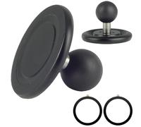 DEKEENSTAR Magnetic Phone Holder Base with B Size 1 inch Ball for Magsafe iPhone 16/15/14/13/12 Compatible with RAM mounts B Size Double Socket Arm Magnetic Ball Phone Holder for Car