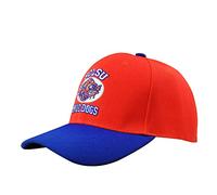 Dekeke Men's #9 The Waterboy 50th Anniversary Mud Dogs Hats,Bourbon Bowl Bobby Boucher Adjustable Baseball Caps, Orange, 0-1