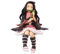 Dekewe Ghost Slayer, Anime Cartoon Characters Ghost Slayer Figure, Eating Onigiri Style Anime Figurine, Character Statue Collectibles for Kids Fans Toy Collections