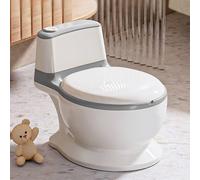 Dekko Kids Potty Trainer Seat Safety Toilet Training Toddler Non-Slip Pink in White Dekko White