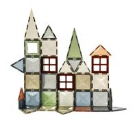 Dekko Magnetic Building Blocks Tiles Kids STEM Educational Toy 40pc 60pc 100pc - Natural / 60PC