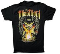 DEKKRYLABZAA Unisex T-Shirt Miss May I Owl Let It Burn Black XL
