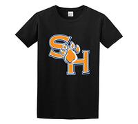 DEKKRYLABZAA Unisex T-Shirt Sam Houston State University Men's Cotton Black L