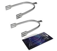 DEKKRYNFV 1 Pair Professional Hollows Star Head Spur for Horse Riding Light Weight Zincs Alloy U Shape with Electroplated Finish British Equestrians Spur for Men