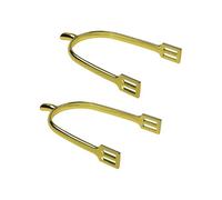 DEKKRYNFV 1 Pair Professional Hollows Star Head Spur for Horse Riding Light Weight Zincs Alloy U Shape with Electroplated Finish British Equestrians Spur for Men