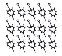DEKKRYNFV 15Pcs Romance Love Thorns Heart Shaped Charm In Antique Silver Portable For Earrings Necklaces Bracelets Crafting Jewelry Findings