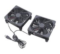 DEKKRYNFV 1Set 120mm Router Cooling Fans USB 5V Quiet Operating With Feet Quiet FOR Long Service Life Cooling Fan