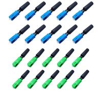 DEKKRYNFV 20Pcs Field Assembly Fiber Optics Fast Connector FTTH Embedded Cold Connector Fiber Optics Cold Accessory