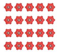 DEKKRYNFV 20Pcs Golfs Shoe Spikes Replacement Studs Screw Type Shoe Nails Nonslip Golfs Spikes Pin Replacement Part Fast Shoes Accessories