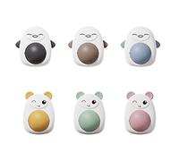 DEKKRYNFV 6Pcs Balls Rotatable Cats Treat Toy Remove Hair Inside Of Cats Licks Balls Toy Wall Mounted Cleaning Tooth