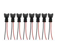 DEKKRYNFV 8PCS Automotive EV1 Wiring Harness Connector Erosion Resistant OBD1 Fuels Injectors Plugs Quick Fixing Plugs And Play Fuel Injectors Wiring Clips