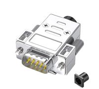 DEKKRYNFV 9Pin Male Female Soldering Connector 9Pin RS232/485 Port Adapter Industrial 9Pin Welding Terminal Adapter Solderless Terminal Adapter