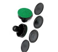 DEKKRYNFV Air Table Hockey Game Pusher With 4 Pucks Standard Air Hockey Paddle And Pucks Table Pusher Set Enduring Standard Pushers And