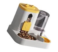 DEKKRYNFV Automatic Pet Food Water Dispenser Combo 2L Attraction Feeder Spill Siphon Mechanism Grade Bowl Set Grade PRESENTATION Puss Bowl And Water Dispenser