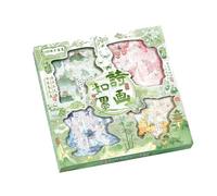 DEKKRYNFV Cartoon Animal Sticker For Scrapbooking Sticker Adhesive PET Kid Reward For Water Bottle Journal Album Adhesive