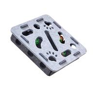 DEKKRYNFV Cats Felt Fabric Puzzle Toy For Kitten With Multiple Interactive Holes Mental Challenges Game Indoor Entertainment Multiple Hole Cats Play Maze