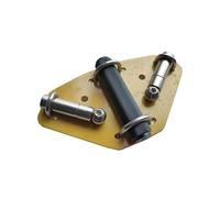 DEKKRYNFV Compact Shortwave Antennas Base Quick Assembly Strong Metal Frame With Not Slip Surfaces Suitable For Field Operations Wind Resistant V Shaped Antennas Baseplates