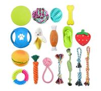 DEKKRYNFV Dogs Tossing Toy Fetching Tug For Aggressive Chewers Outdoor Training Toy Cotton Rope Tug-of-war Game
