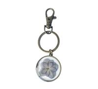 DEKKRYNFV Dried Flower Keychain Delicate Bag Accessory Dry Flower Keyrings Stylish Flower Bag Pendant Fashion Lover Dry Flower Keychain