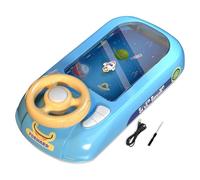 DEKKRYNFV Driving Simulator Car Race Adventure Toy Musical Interactive Educational Steering Toddler Interactive Educational Learning Car Race