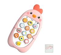 DEKKRYNFV Early Learning Interactive Phone Toy With Touch Activated Sounds Safe Chew Resistant Music Rattle For Infant Toddler Baby Musical
