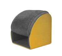DEKKRYNFV Elegant Jewelry Display Holder Compact Plush Jewelry Stand with Gold Base for Watch and Presentation Jewelry Display Holder