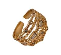 DEKKRYNFV Elegant Styles With This Geometric Bendable Rings Versatile Fashionable Pieces Portable For Trendy Women Ladies Trendy Accessory Gifts
