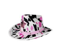 DEKKRYNFV Fashionable Cowgirls Pattern Star Embellished Hat Adjustable Unisex Caps Costume Headpieces For Casual Wear Fashionable Western Styles Caps