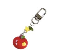 DEKKRYNFV Fashionable Lovely Appled Charm Phone Strap Symbolizing Good Luck and Happiness Accessory for Fashion Enthusiasts Beaded Keyring