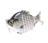 DEKKRYNFV High Strengths Slow Sinking Baits Features Flexible Tail And Double Hook Fishing Accessory Durability Fishing Baits