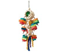 DEKKRYNFV Interactively Bird Molar Toy Promotes Beak Maintenance And Provide Funny Hangable Toy For Indoor Cage Bird Beak Grinding