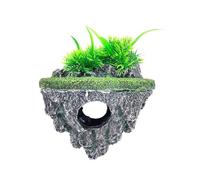 DEKKRYNFV Landscape Hallowed Cave Hideouts Fish Tanks Decorations For Aquariums Terrarium Shrimp Hideouts Stone Ornaments