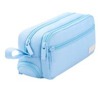 DEKKRYNFV Large Capacity Pencil Bag Multilayer Case Aesthetic Pen Simple Pencils Box for Organizing School Supplies Multilayer Aesthetic Simple Pouch Box