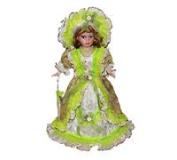 DEKKRYNFV Lovely Triangel Porcelain Dolls Ornament For Couples Friend Or Home Enthusiasts Italian Love Tokens Dolls Miniature Porcelain Doll
