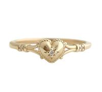 DEKKRYNFV Luxury Gold Coated Heart Shaped Rings Alloy Alloy Accessories For Women Multiple Sizes From 5 To 11 Alternative Lightweight Gold Heart
