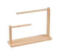 DEKKRYNFV Natural Sturdy Wood Jewelry Display Stand Modern Home Decoration Accent for Organized Rings Chain Storage Wood Jewelry Organizers