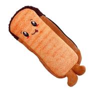 DEKKRYNFV Pencil Bag Creative Case Bread Stationery Makeup Hot Dogs Pen Organiser for School Large Capacity Case Bread Pen for School Office