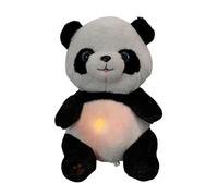 DEKKRYNFV Portable Anxious Breathing Plush Panda Toy For Soothing And Relaxation With Heartbeats Sound Daily Use Breathing Stuffed Animals