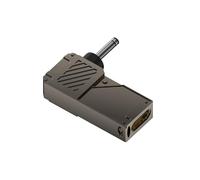 DEKKRYNFV Portable High Powered USB C To Direct Current Adapter PD100W For Motorhomes Power Solution Real Time Voltages Power Adapter