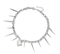 DEKKRYNFV Practical Sturdy Alloy Heart Necklace Featuring Irregular Shape Designs for A Distinctive Look On Special Occasions Irregular Heart Necklace