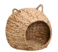DEKKRYNFV Rattan Hammock Swing Bed Pet Kitten Resting House Anti-Scratching Hanging Hammock Bedding Small Supply